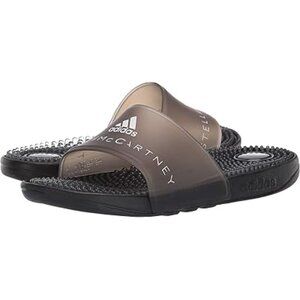 Adidas Stella McCartney Adissage Slides Gray Black Size 8
